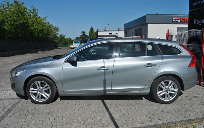 Volvo V60 cena 33500 przebieg: 163492, rok produkcji 2013 z Sulmierzyce małe 232